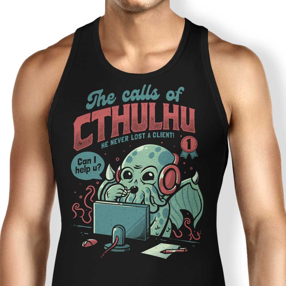 Edu.ely's Comfortable Cthulhu Calls Tank Tops for Men and Women
