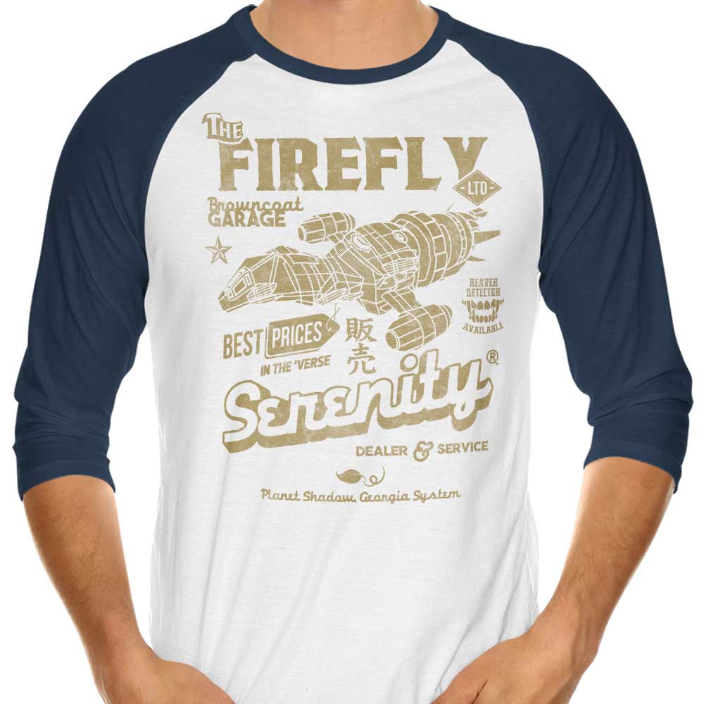 Arinesart's Firefly Garage 3/4 Sleeve Raglan Stylish T-Shirt
