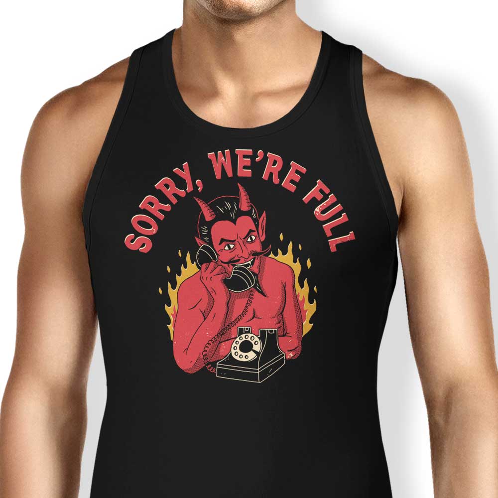 DinoMike's 'Sorry We're Full' Comfortable Unisex and Women's Tank Tops