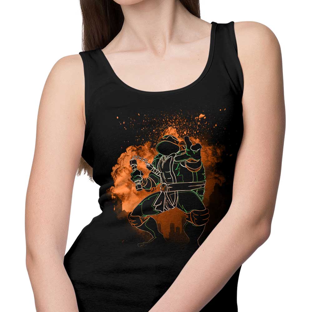 Donnie Illustrations' Soul of the Orange Stylish Tank Top for Men and Women