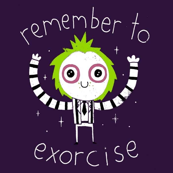DinoMike's 'Remember to Exorcise' Comfortable Men's and Women's Tank Tops