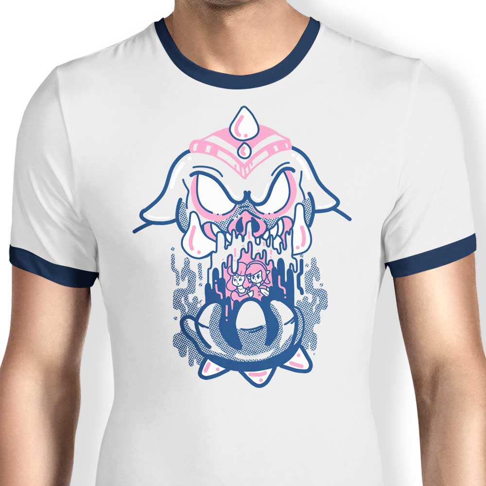 Captured Legend - Men's Classic Ringer Style T-Shirt for All Sizes