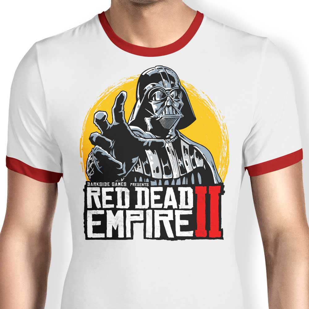 Firebeard's Red Dead Empire II Stylish Ringer T-Shirt