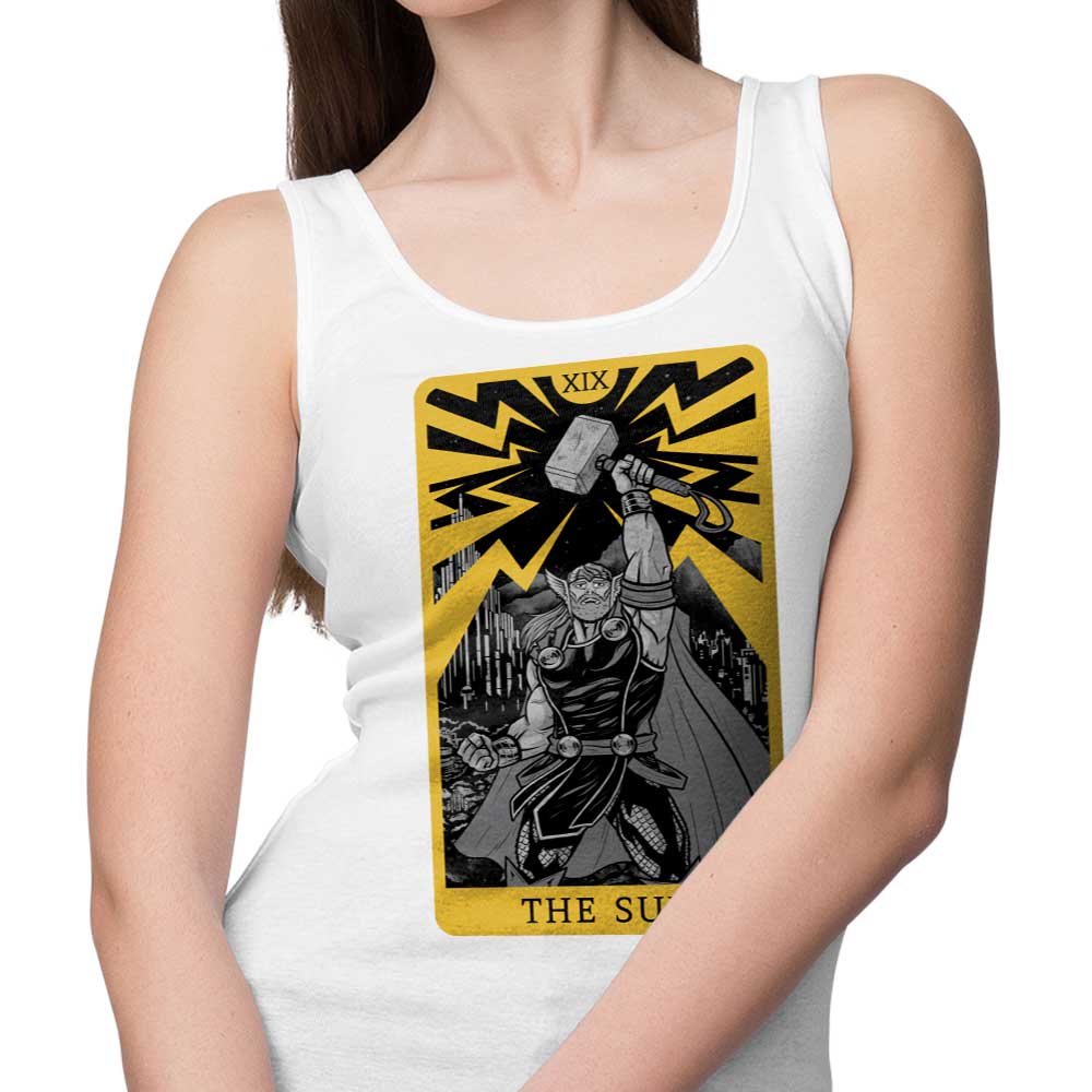 Tarot Inspired - The Sun Design Men's and Women's Unisex Tank Top