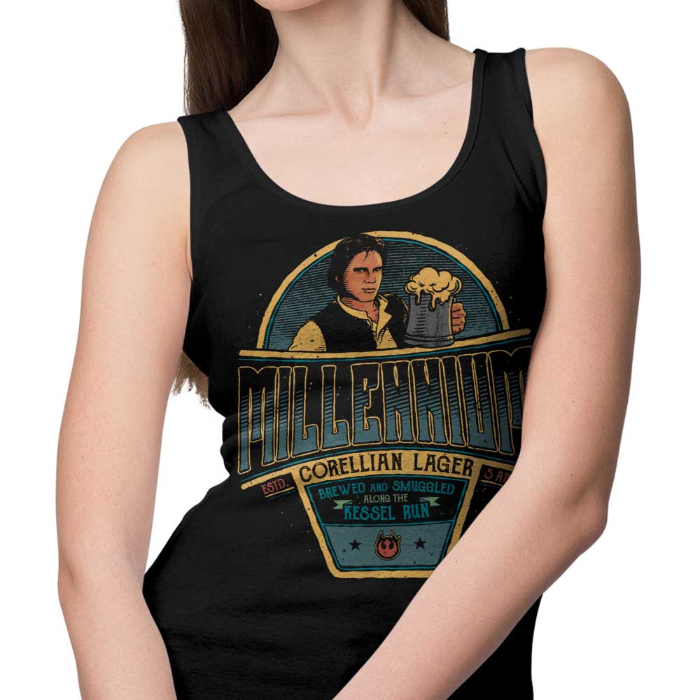Millennium Lager Branded Unisex and Women's Tank Top Apparel