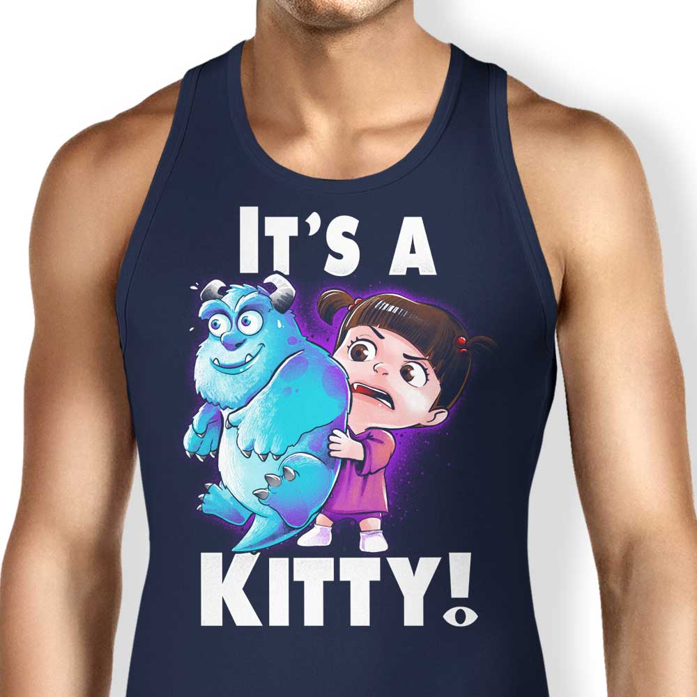 Alemaglia's 'It's a Kitty' Stylish Unisex and Women's Tank Tops