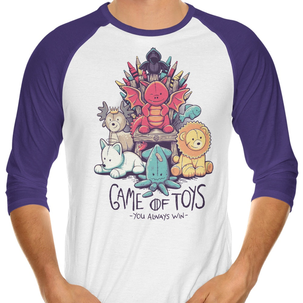 Victorsbeard's Game of Toys 3/4 Sleeve Raglan Stylish T-Shirt