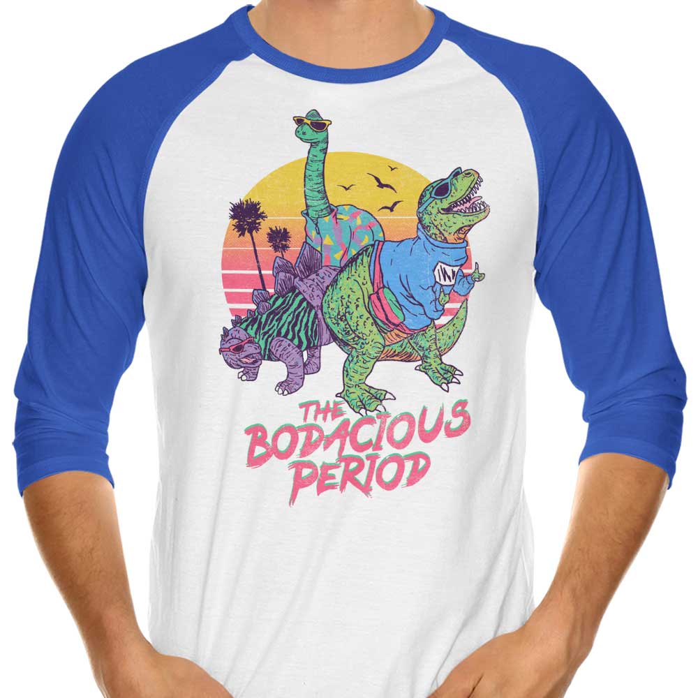Fantastic Bodacious Period Three - Quarter Sleeve Raglan Style T - Shirt for Casual Wear