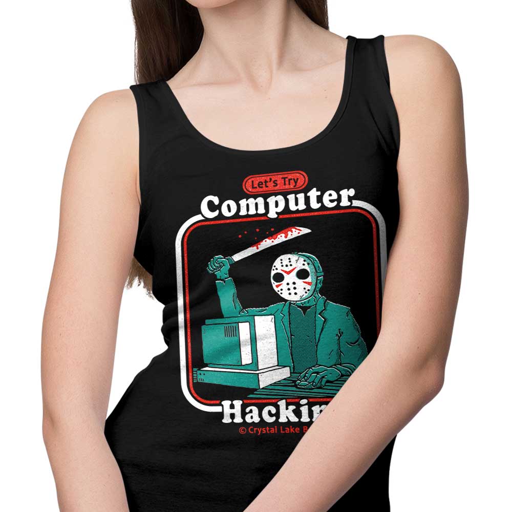 Beginner's Hacking-themed Comfortable Tank Tops for Men and Women