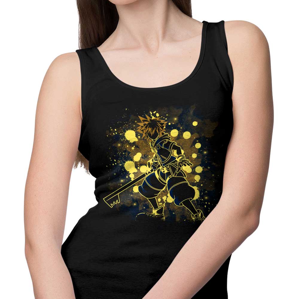 Soulkr's Inked Keyblade Comfortable Men's/Unisex and Women's Tank Tops