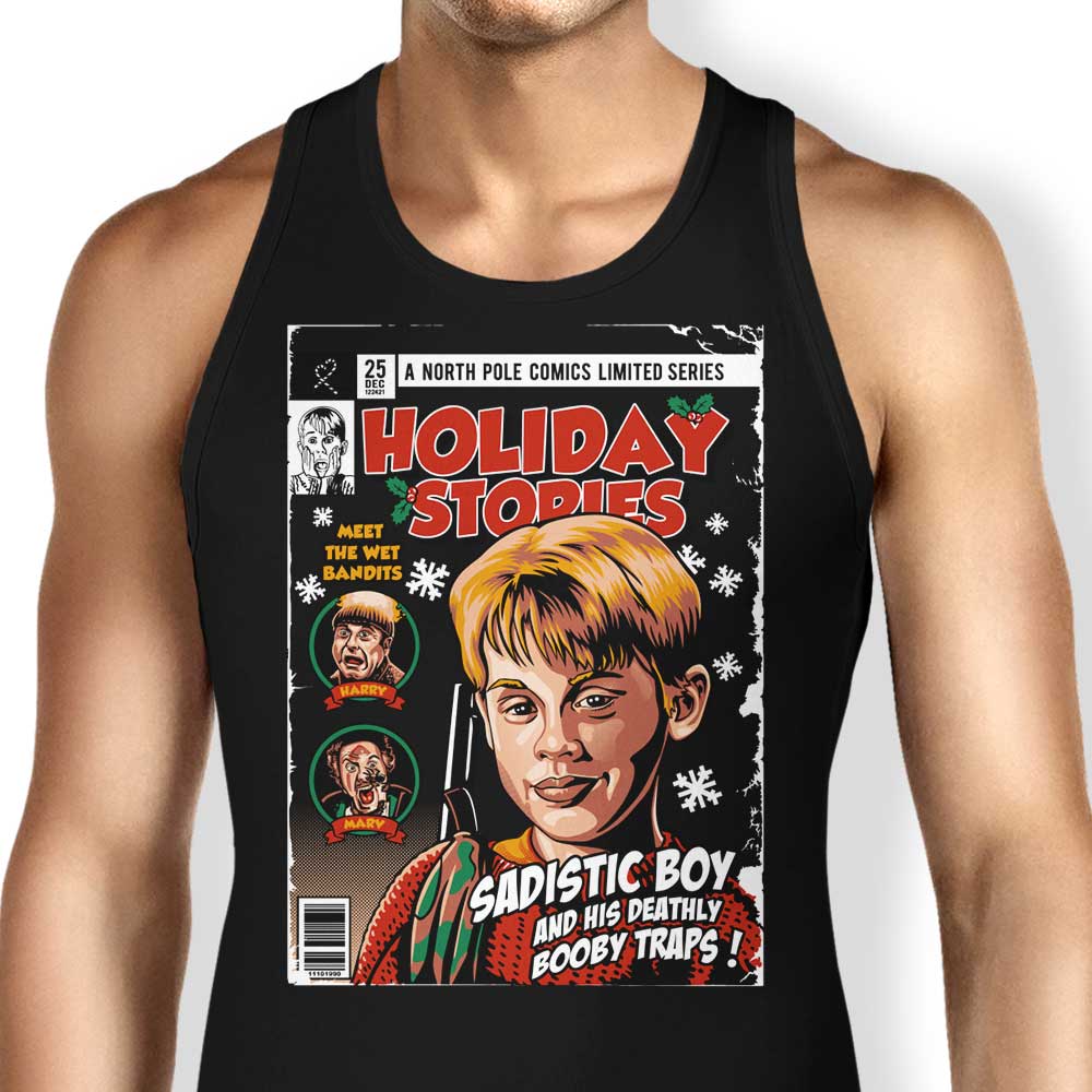 Comfy DAObiwan Kevin's Holiday Stories Tank Tops for Men and Women