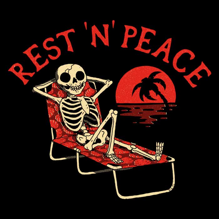 Comfortable Rest N' Peace Unisex and Women's Tank Tops