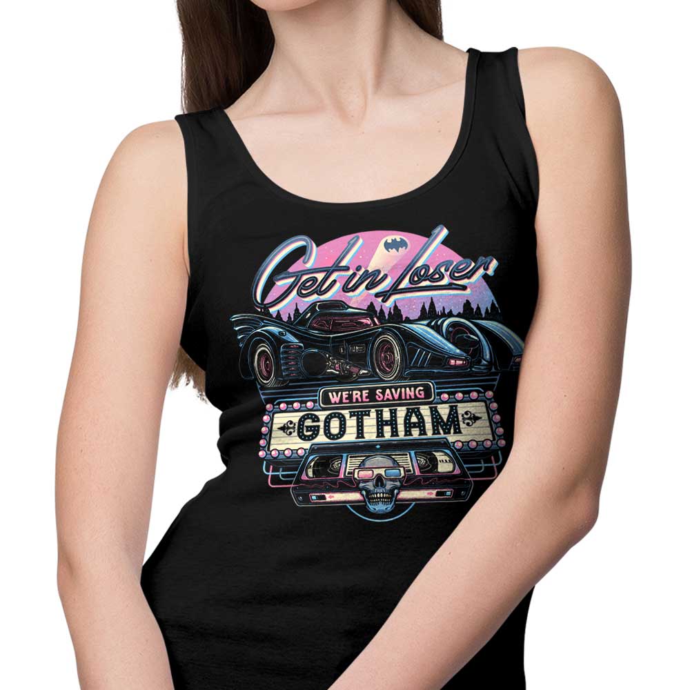 Momma Gorilla Inspired - We're Saving Gotham Tank Top for Trendy Wear