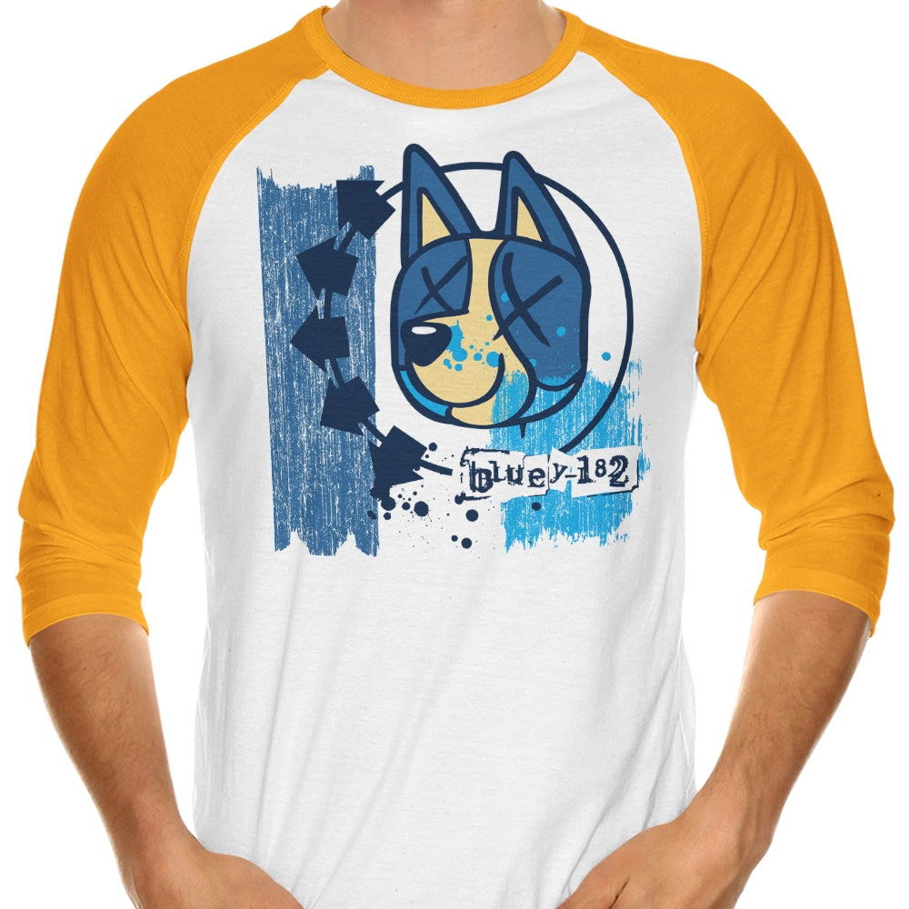 Bluey 182 Three - Quarter Sleeve Raglan Style T - Shirt