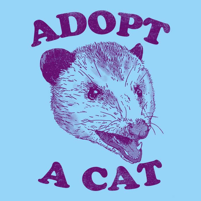 Adopt a Cat-themed Ringer Style T-Shirt for Cat Lovers