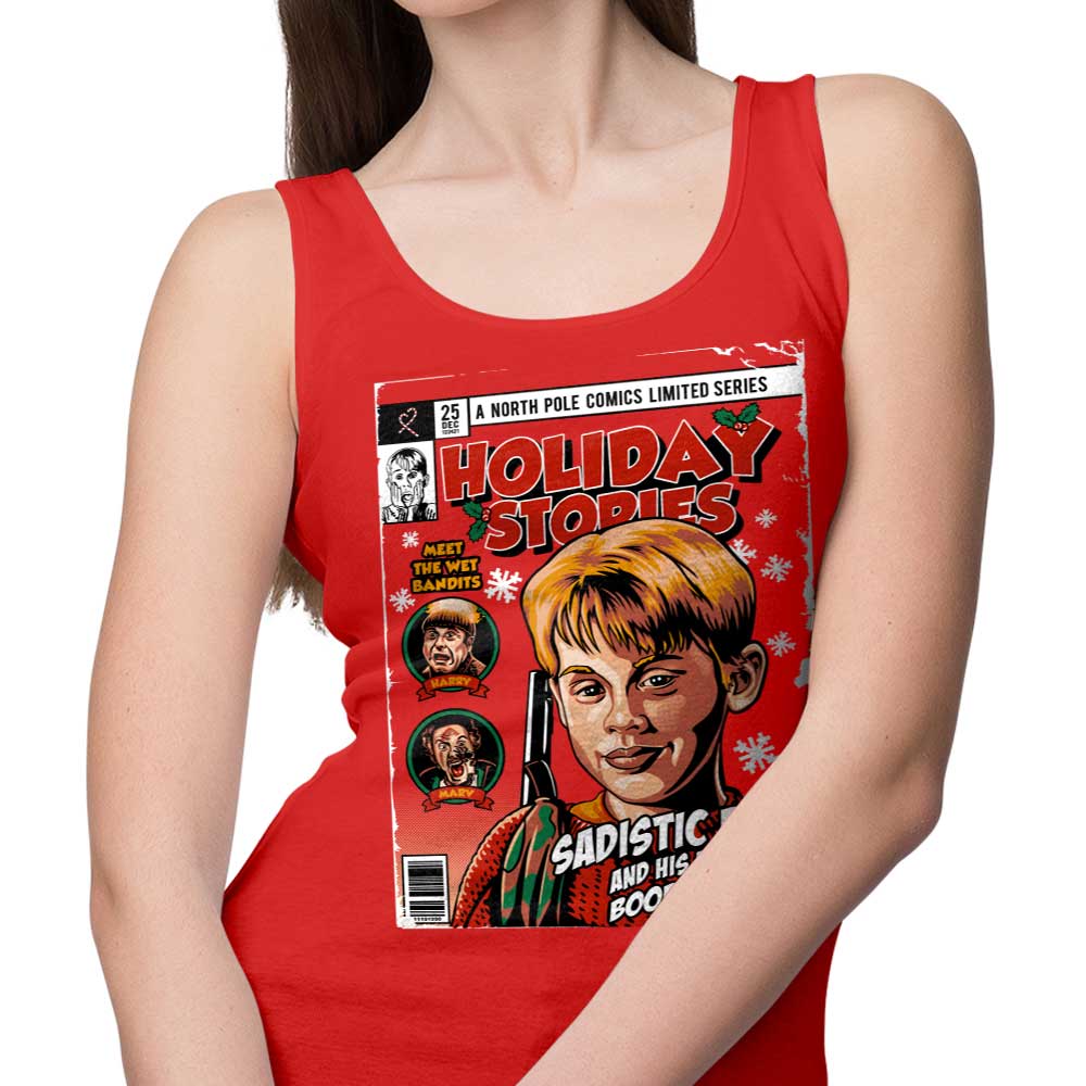 Comfy DAObiwan Kevin's Holiday Stories Tank Tops for Men and Women