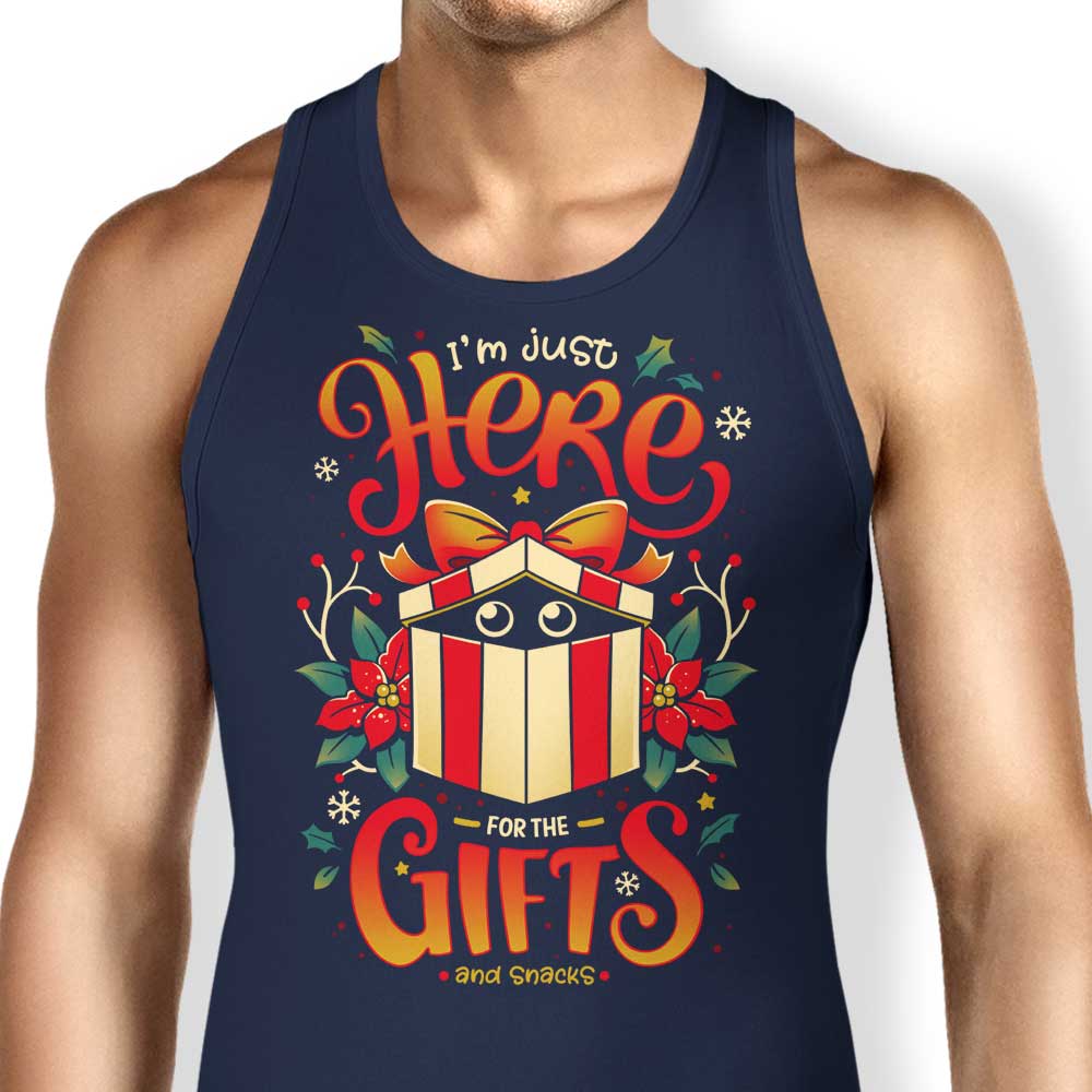 Snouleaf's Sneaky Christmas Themed Thief Design Men's and Unisex and Women's Tank Tops