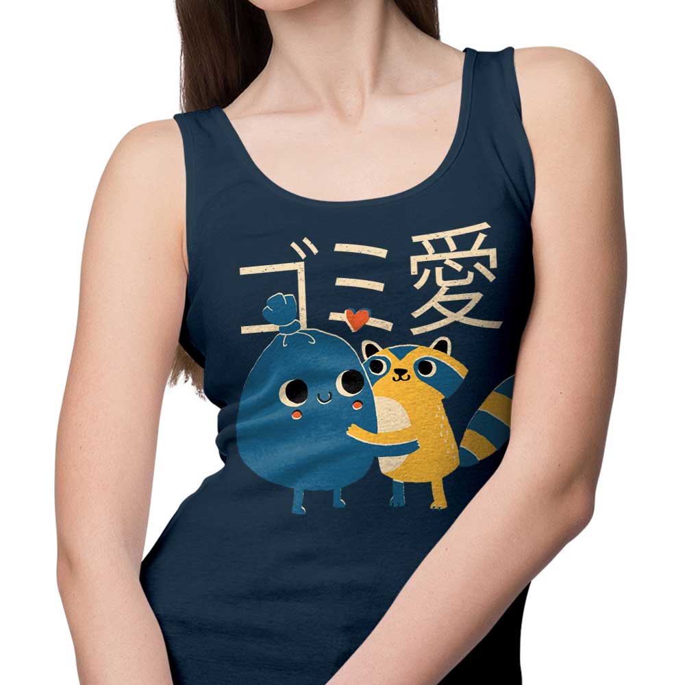 Comfy and Lightweight 'Trash Love' Men's/Unisex and Women's Tank Tops