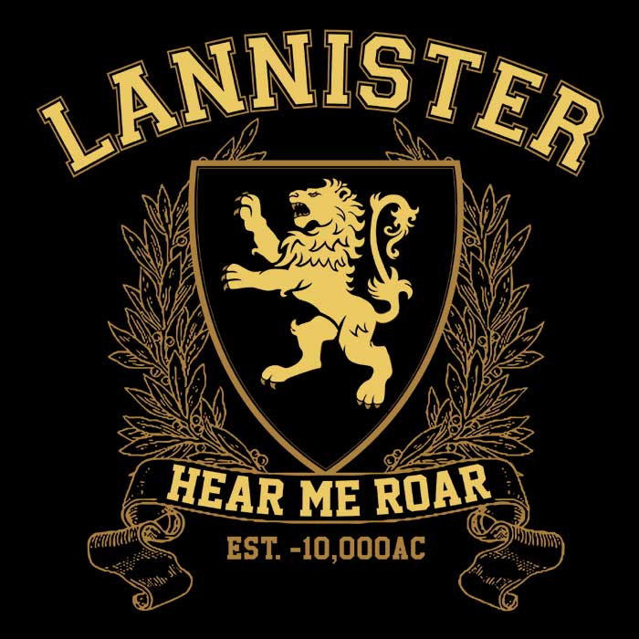 Digital Phoenix's Lannister University Comfortable Tank Tops for Men and Women