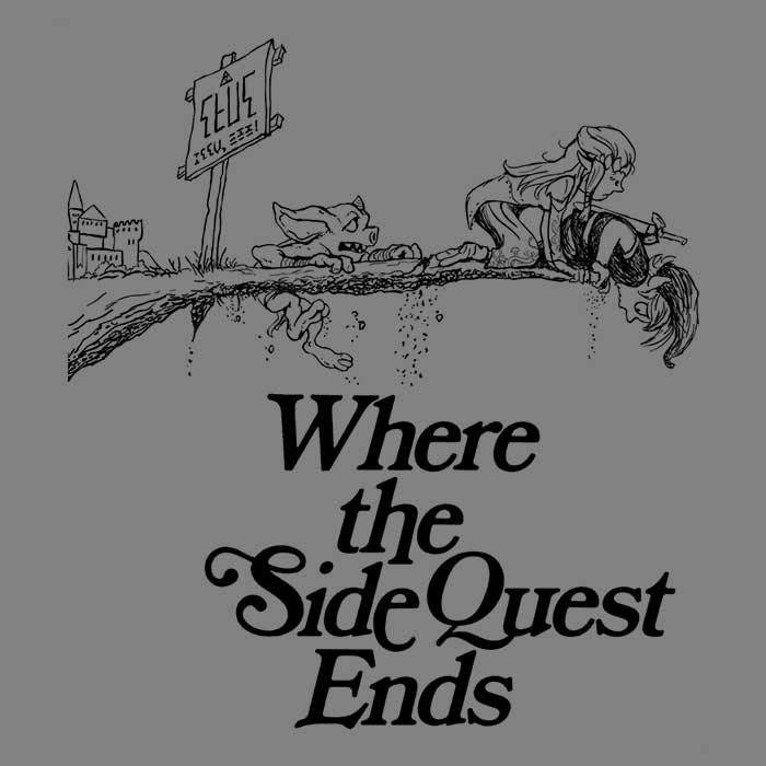 3/4 Sleeve Raglan T-Shirt - The End of the Side Quest