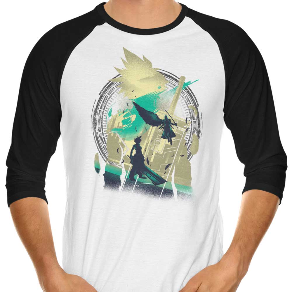 Hypertwenty's Ex - Soldier of VII 3/4 Sleeve Raglan Style Men's T - Shirt