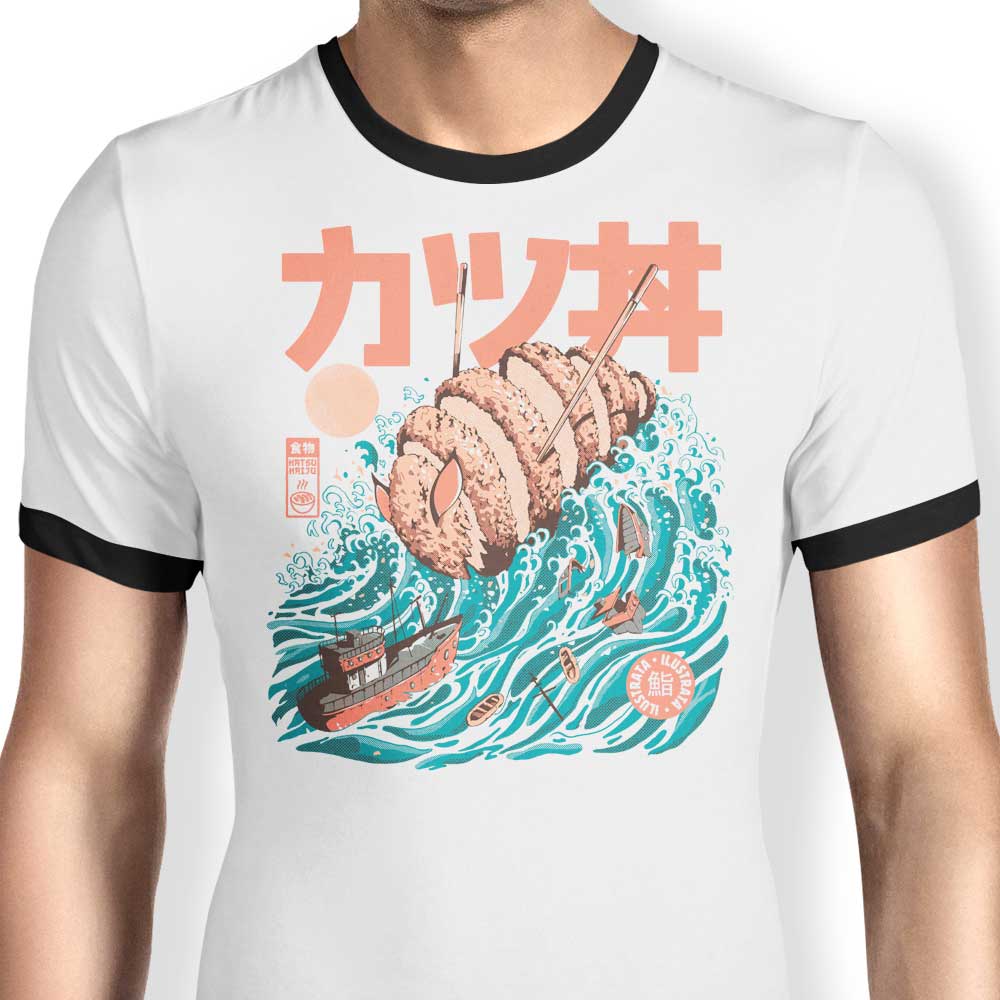 Katsuju Brand Men's Classic Ringer T-Shirt for All Sizes