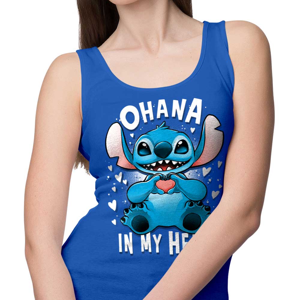 Ohana in My Heart Unisex and Women's Comfortable Tank Tops