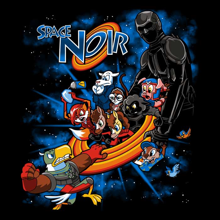 Space Noir Men's and Women's Unisex Fashion Tank Top