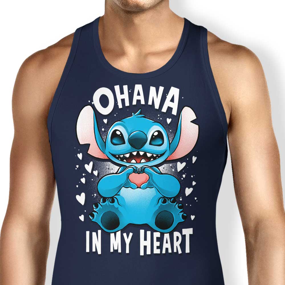 Ohana in My Heart Unisex and Women's Comfortable Tank Tops