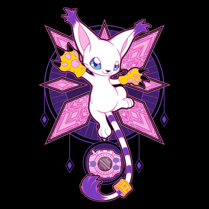 3/4 Sleeve Raglan T-Shirt - Crest of Light by Chocolate Raisin Fury