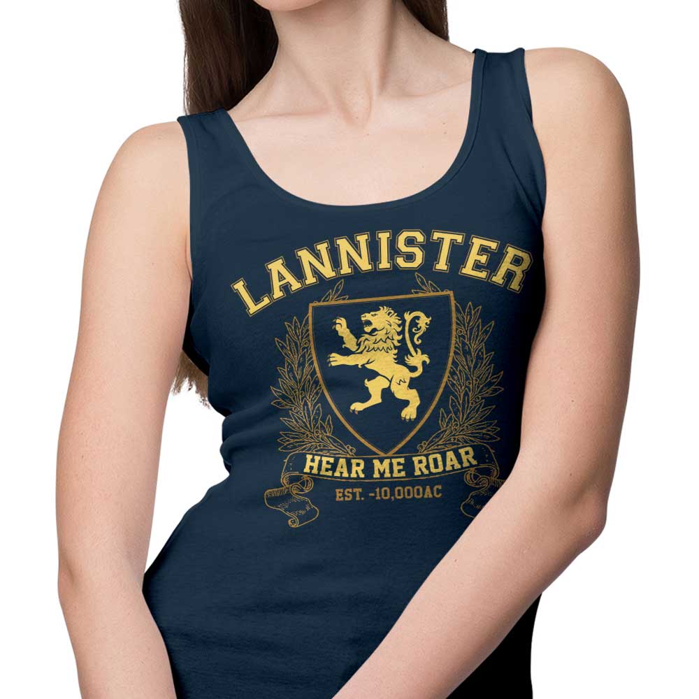 Digital Phoenix's Lannister University Comfortable Tank Tops for Men and Women