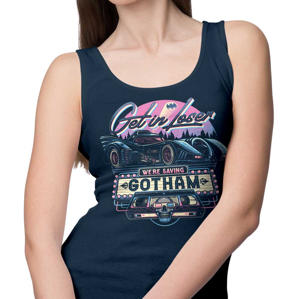 Momma Gorilla Inspired - We're Saving Gotham Tank Top for Trendy Wear