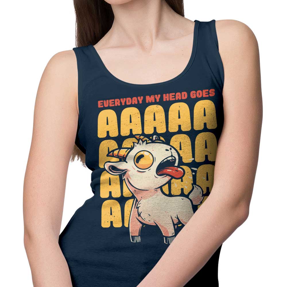 Comfortable 'My Head Goes' Unisex and Women's Tank Tops