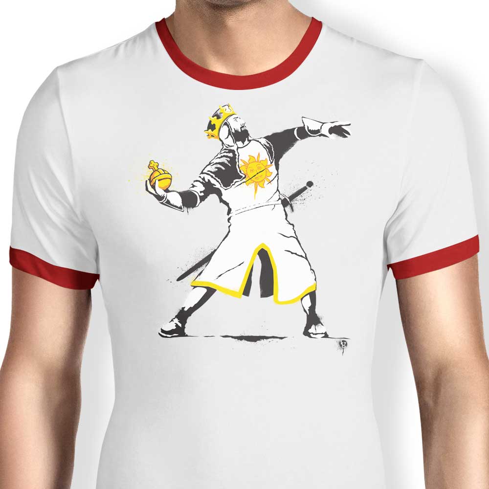 Kgullholmen's Banksy Python 1-2-5 Men's 100% Cotton Ringer T-Shirt