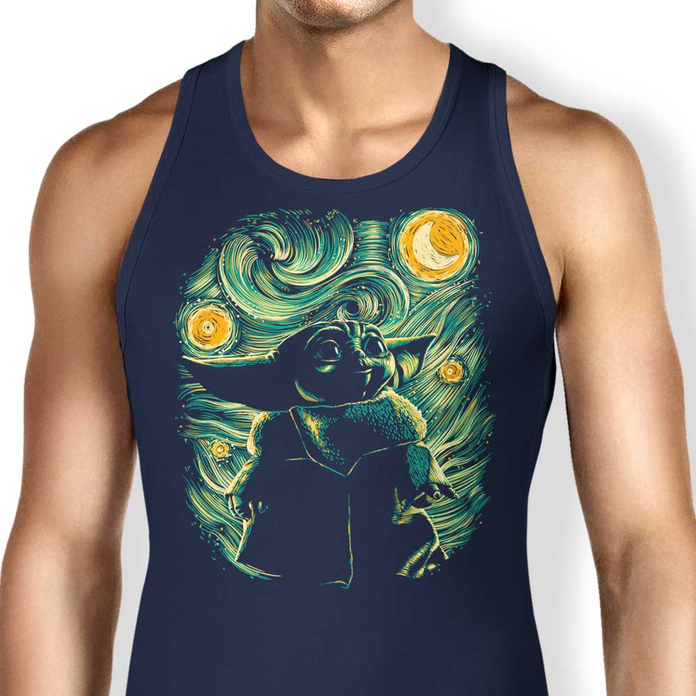 Ddjvigo's Soft and Comfortable Starry Child Tank Tops for Men and Women