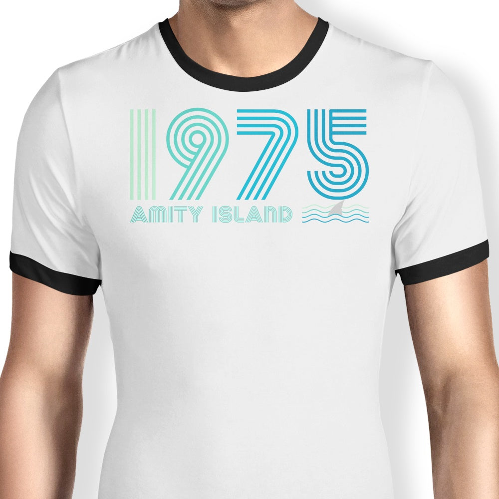 Dr. Monekers' 'Amity in 75' Men's Classic Ringer T - Shirt