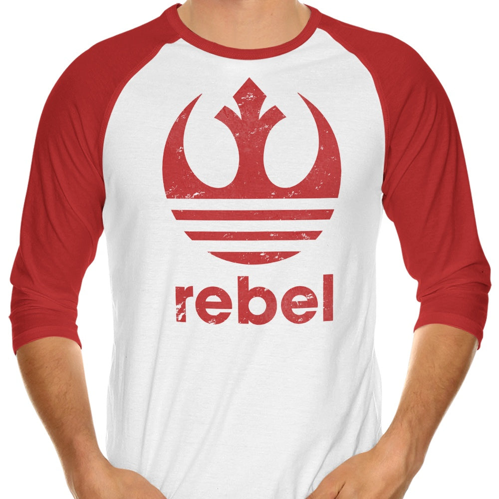 Classic Rebel 3/4 Sleeve Raglan Stylish T-Shirt