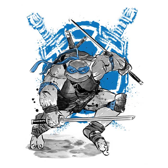 Dr. Monekers' Katanas Sumi-e 3/4 Sleeve Raglan Stylish T-Shirt