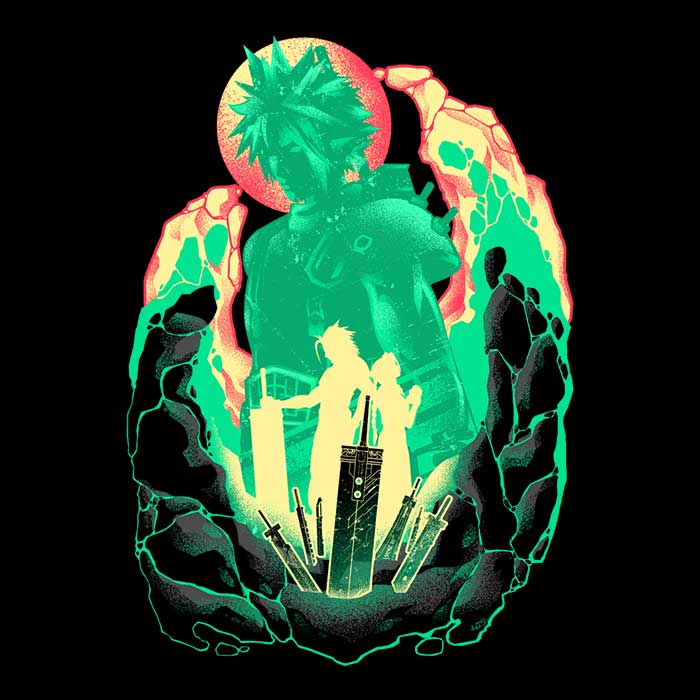 Hypertwenty's Buster Sword Successor Inspired Men's Ringer Style T-Shirt