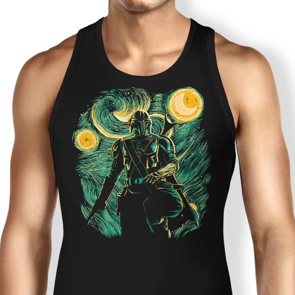 Ddjvigo's Soft and Comfortable Starry Creed Tank Tops for Men and Women