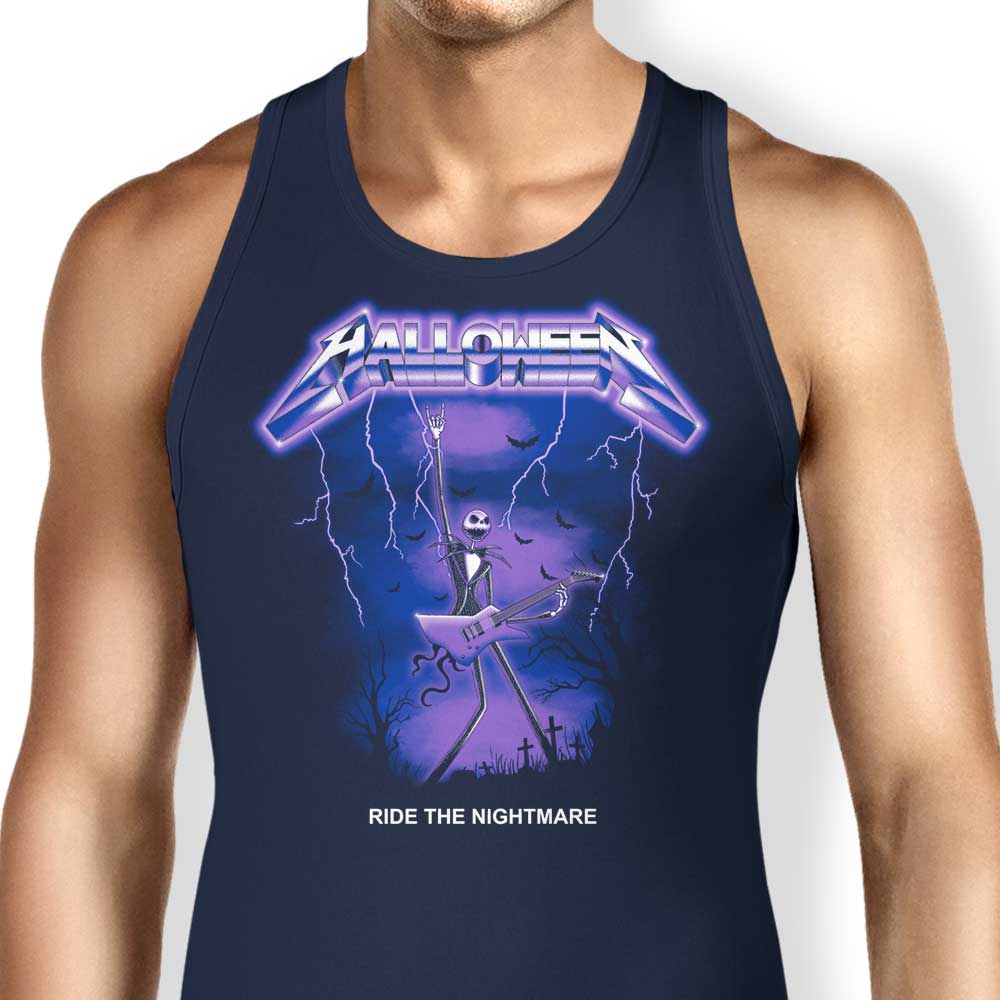 Ride the Nightmare Retro-Style Tank Top for a Thrilling Look