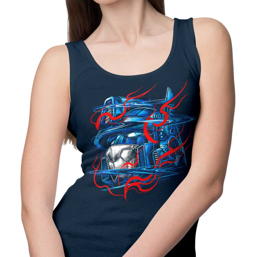 Comfortable Glitch Flames Unisex and Women's Tank Tops