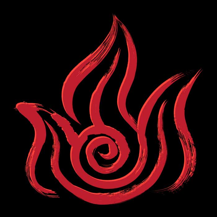 Men's Fire-Inspired Ringer Style Cotton T-Shirt