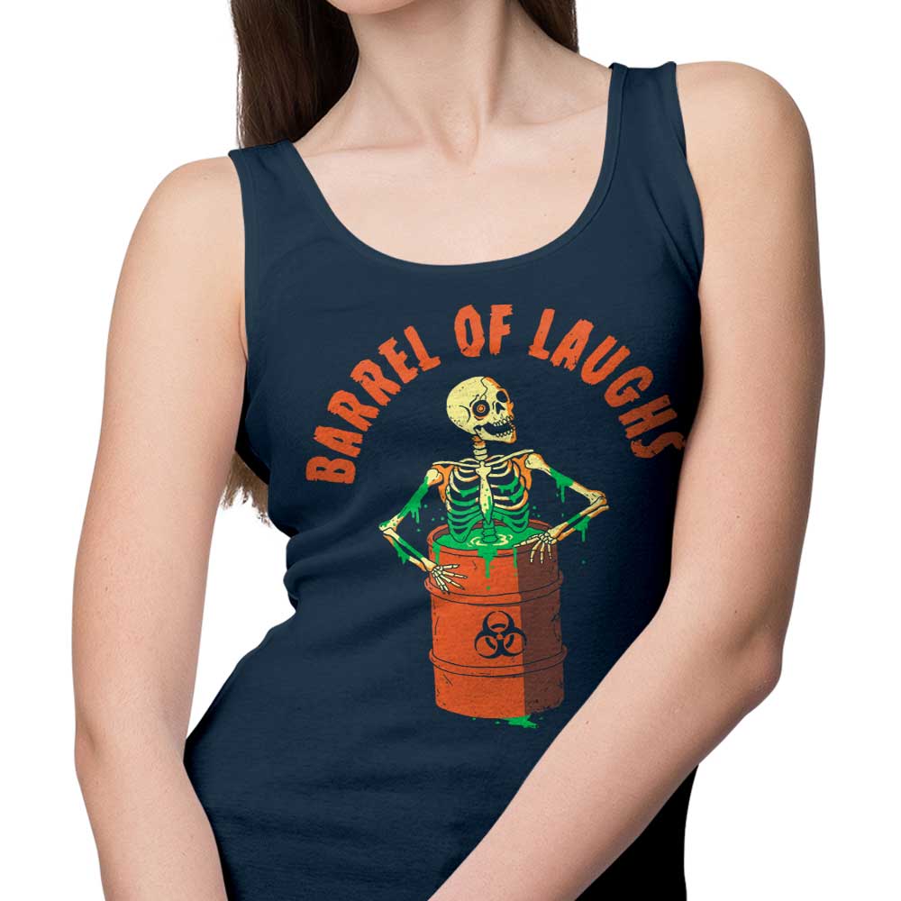 DinoMike's Cozy and Lightweight Barrel of Laughs Tank Tops for Men and Women