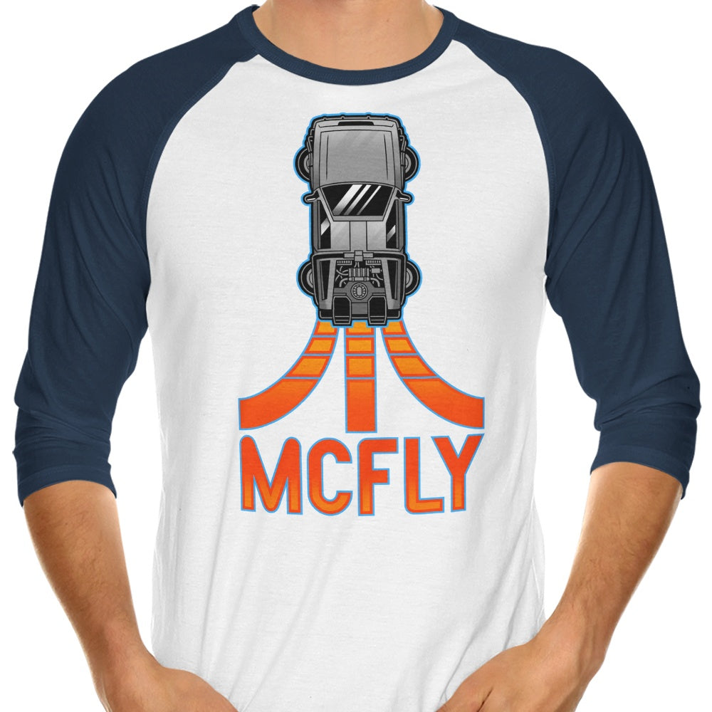 McFly 3/4 Sleeve Raglan Casual T-Shirt for Fashion Lovers