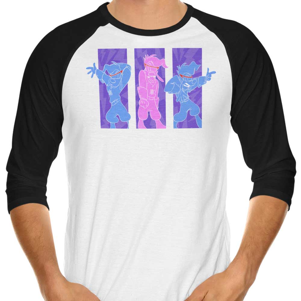 ManuelDA Eye to Idol Three - Quarter Sleeve Raglan Style T - Shirt for Fashion Enthusiasts