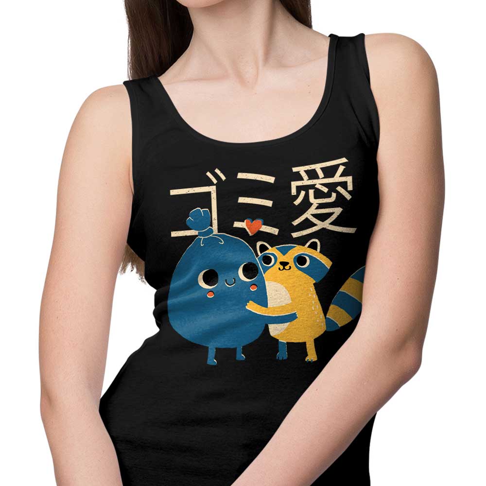 Comfy and Lightweight 'Trash Love' Men's/Unisex and Women's Tank Tops