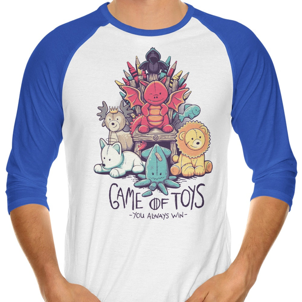 Victorsbeard's Game of Toys 3/4 Sleeve Raglan Stylish T-Shirt