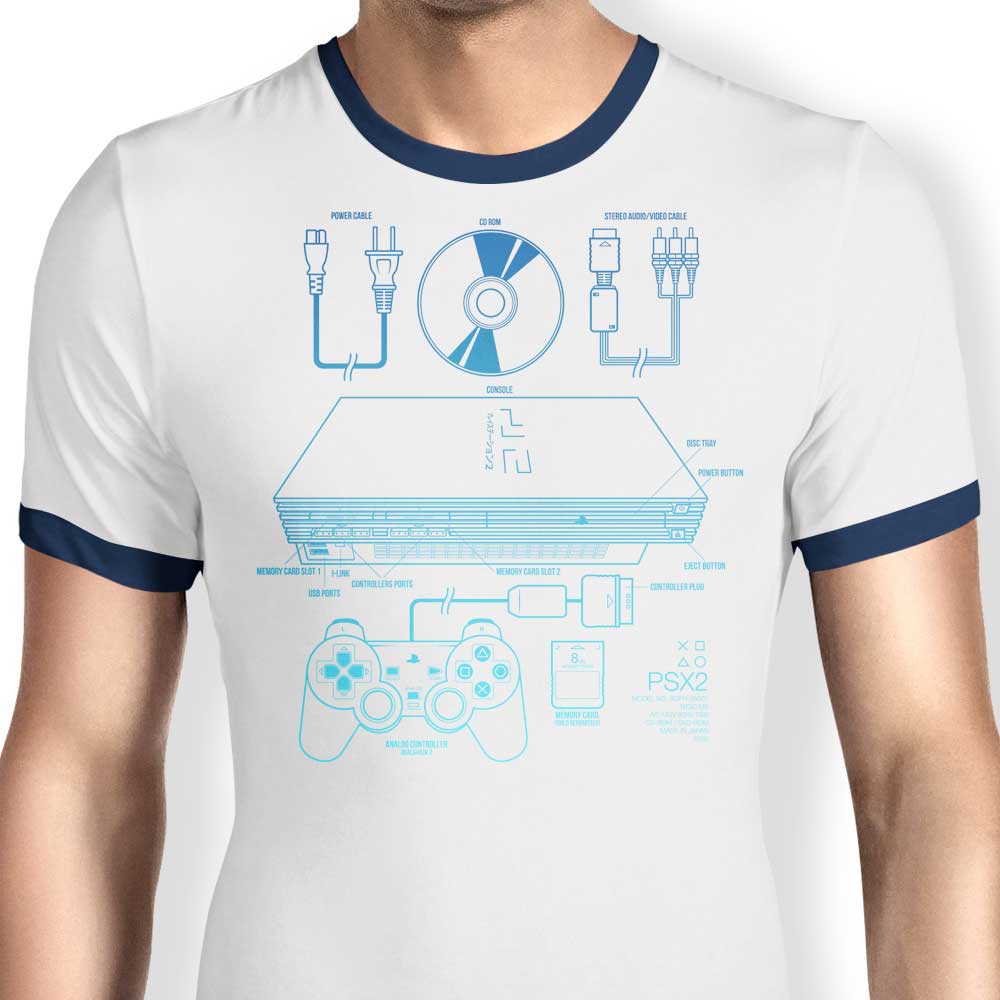 Adam Works Men's PSX2 Ringer Style Cotton T-Shirt