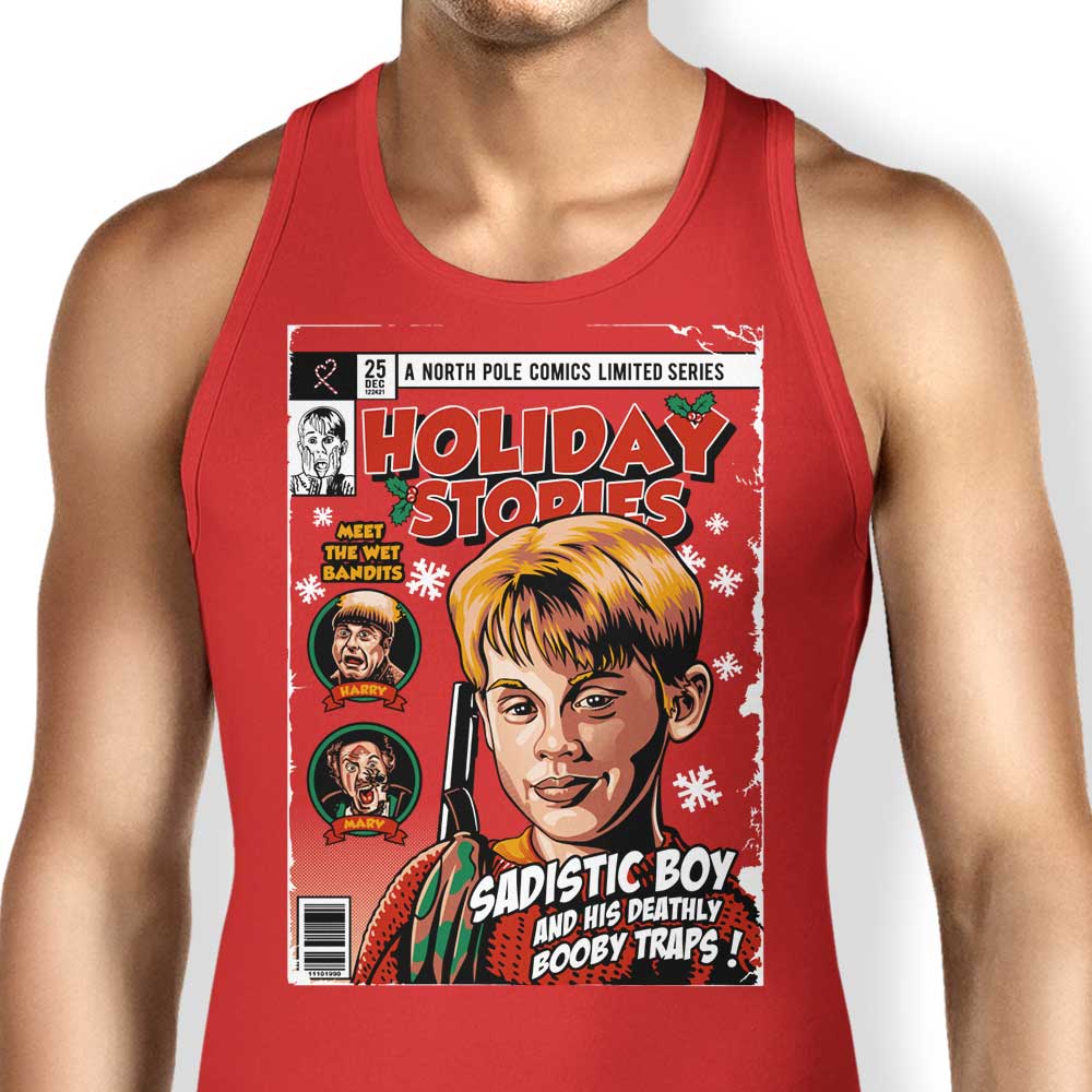 Comfy DAObiwan Kevin's Holiday Stories Tank Tops for Men and Women